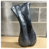 Alluring Metallic Black Vase